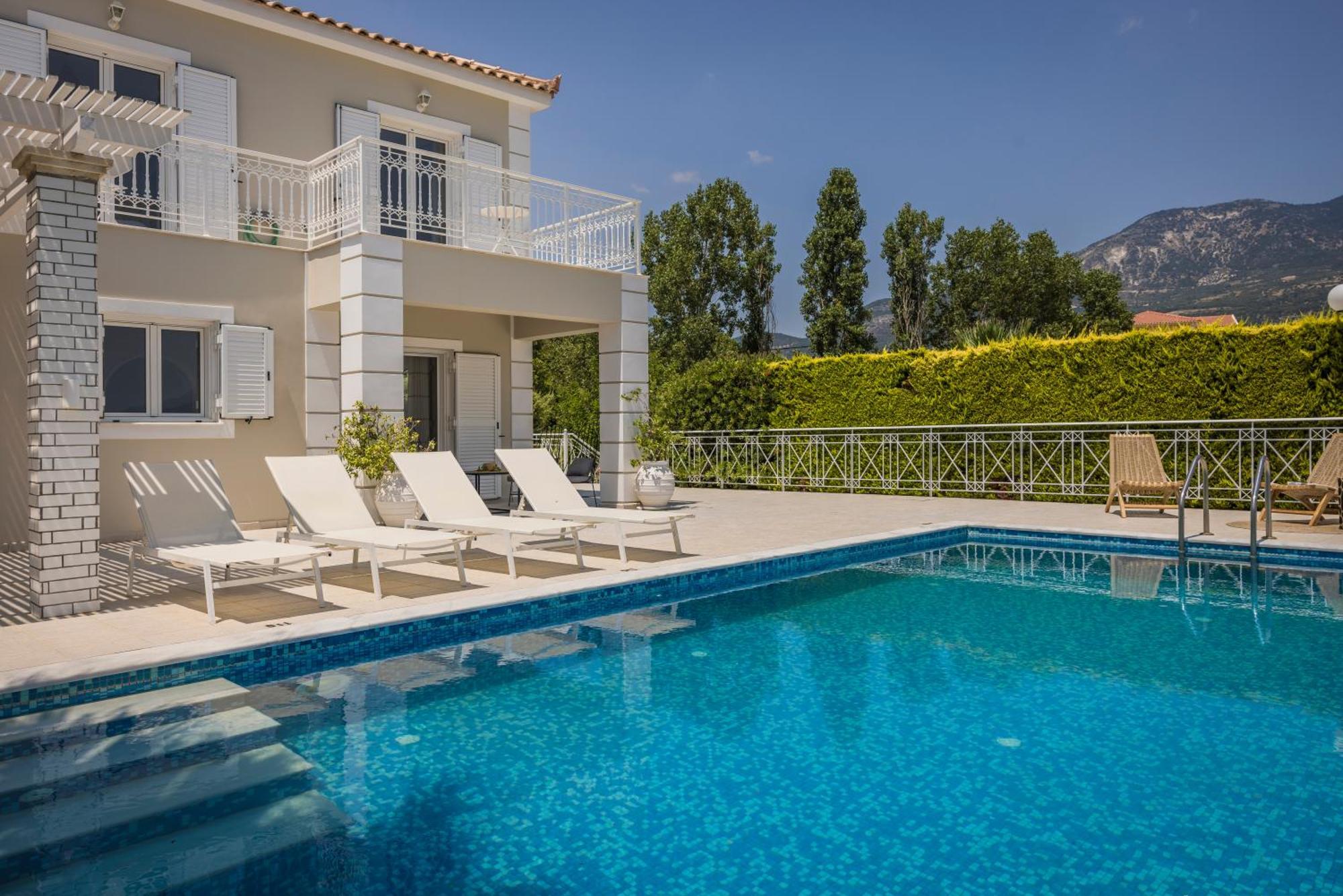 Sea View Villa Kefaloniaprivatevillas Karavádhos エクステリア 写真