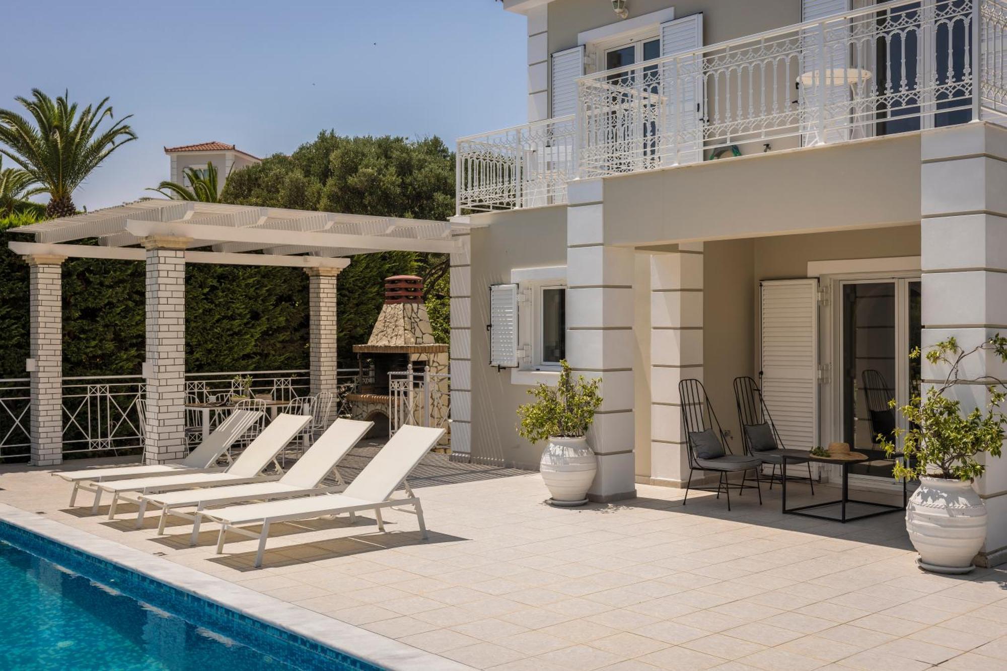 Sea View Villa Kefaloniaprivatevillas Karavádhos エクステリア 写真