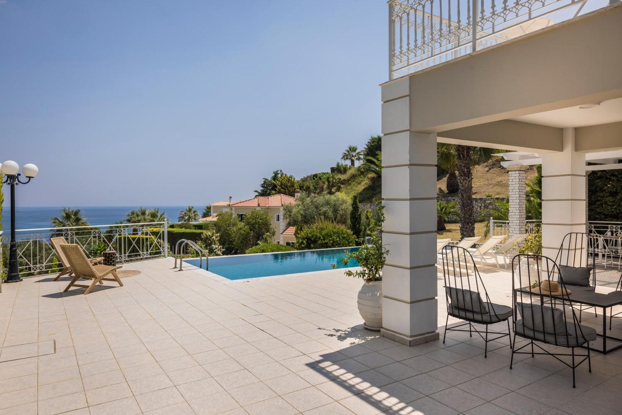 Sea View Villa Kefaloniaprivatevillas Karavádhos エクステリア 写真